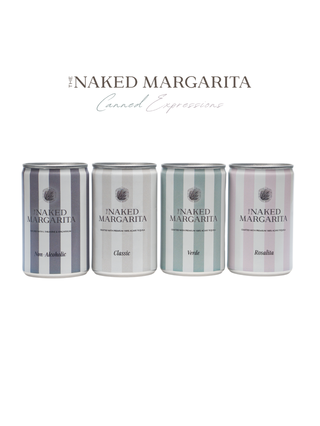 The Naked Margarita Alcohol Free Canned Cocktail with Calming Magnesium & L-Theanine